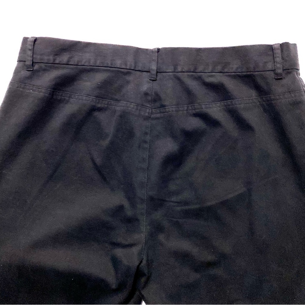 LAUREN Ralph Lauren Black Cotton Twill Pants Size 12 Work Office Business Casual - Picture 4 of 11